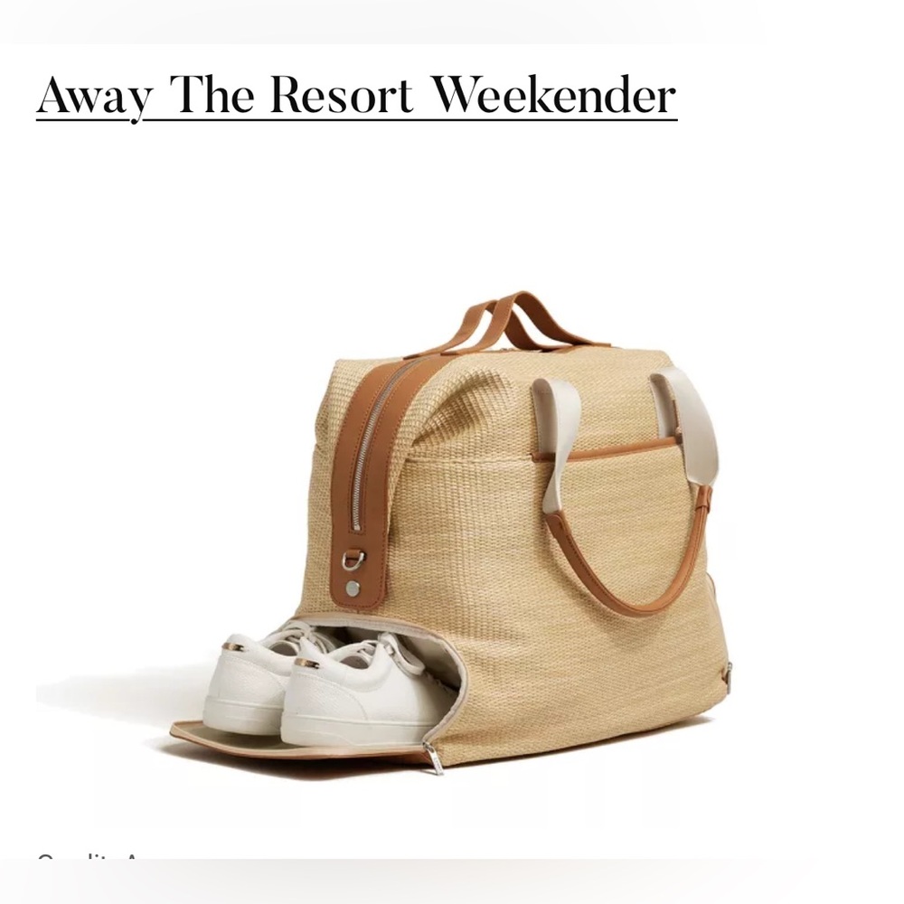Away White Lotus Weekender SOLD OUT Travel Bag
